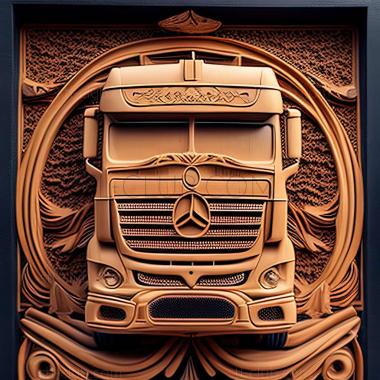 3D модель Mercedes Benz Actros (STL)